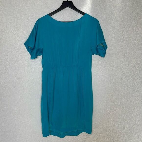 rag & bone Teal Mini Dress Size 4 - Picture 1 of 8